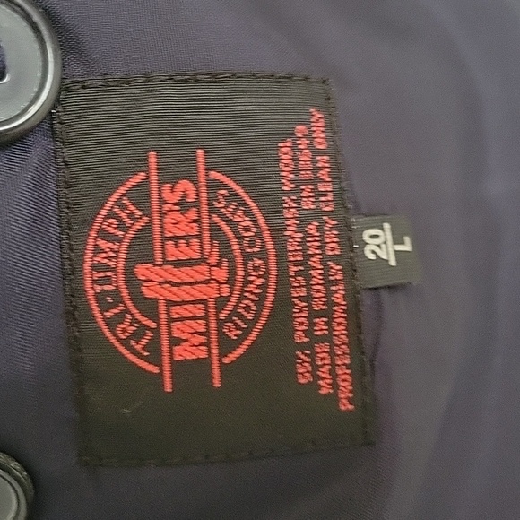 Tri-umph Millers Riding Coat- 20/L - Picture 5 of 6